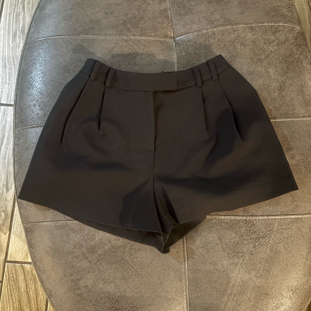 Topshop Black High Waist Women's Shorts